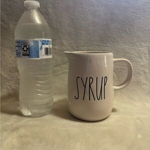 Rae Dunn Cream Ceramic Syrup Jug